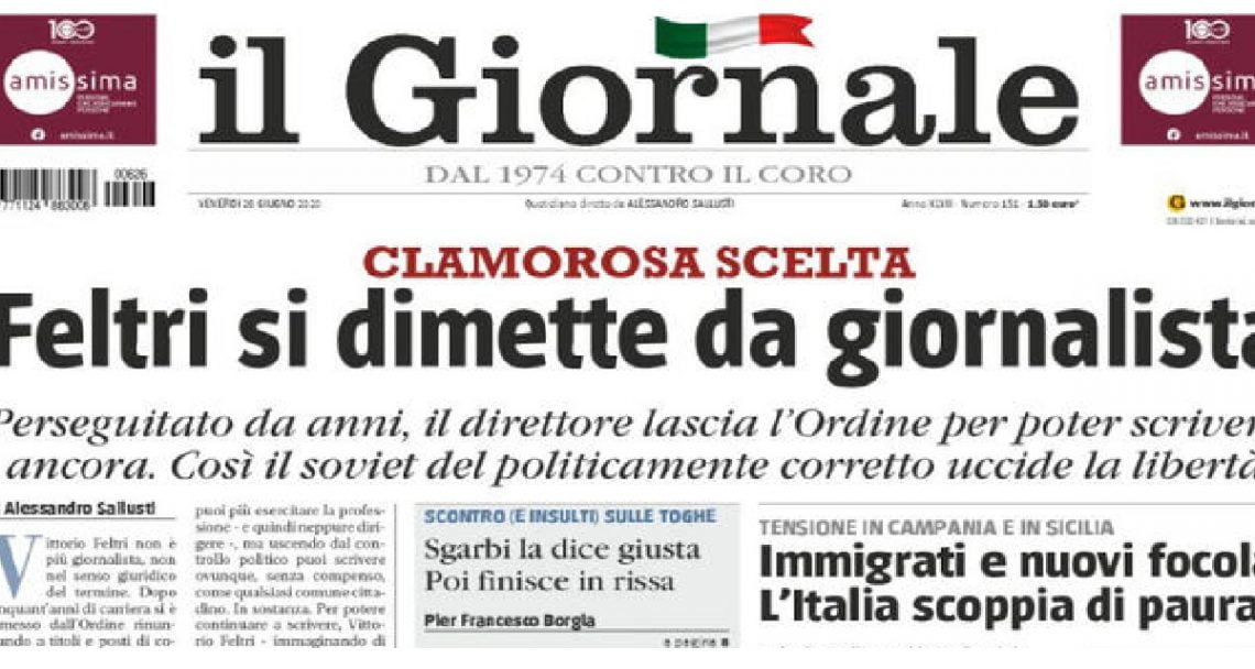 Il Giornale Apre Una Sezione Di Notizie Vere | Lercio